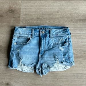 American eagle jean shorts